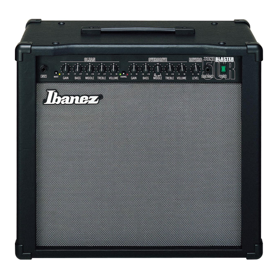 Ibanez Tone Blaster TB50R Bedienungsanleitung