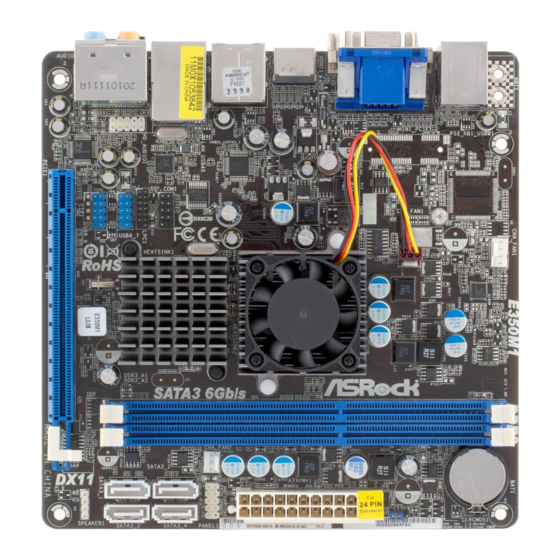ASROCK E350M1 Installationsanleitung