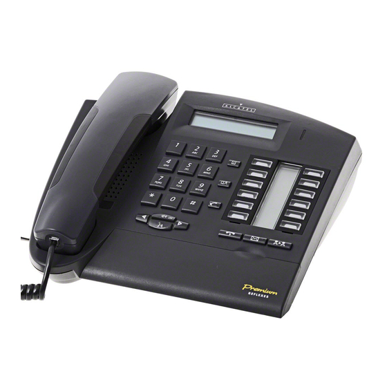 Alcatel Premium Reflexes Kurzanleitung
