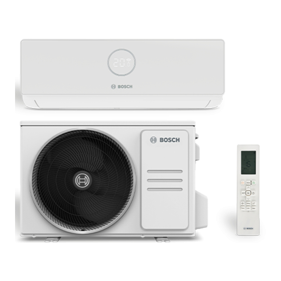 Bosch Climate 5000i Installationsanleitung