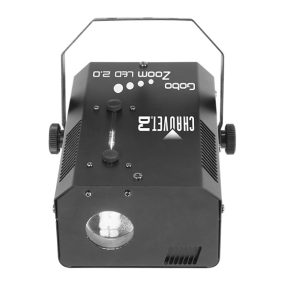 Chauvet DJ Gobo Zoom LED 2.0 Kurzanleitung