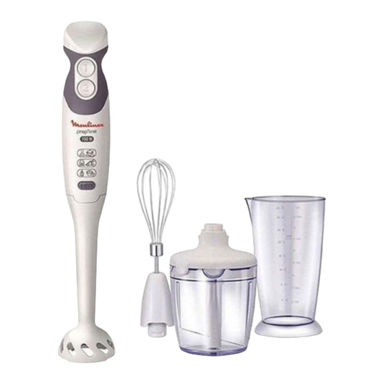 Moulinex Prep'line Bedienungsanleitung
