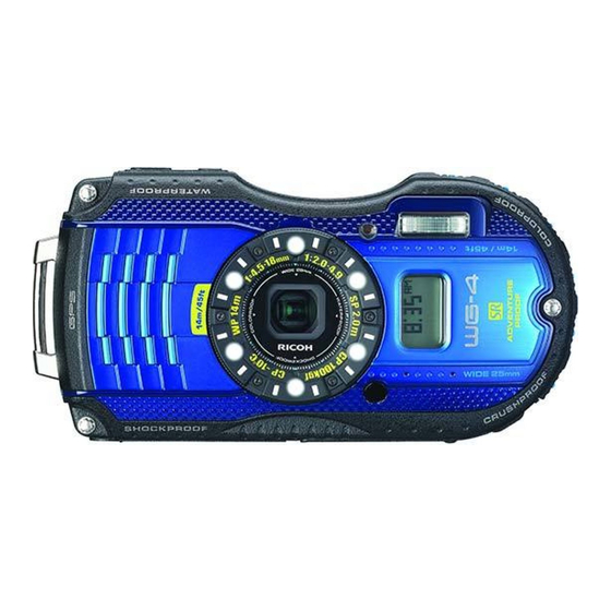 Ricoh WG-4 GPS Schnellstartanleitung