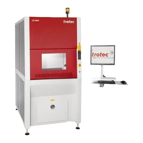 Trotec SpeedMarker GS – 1000 Betriebsanleitung