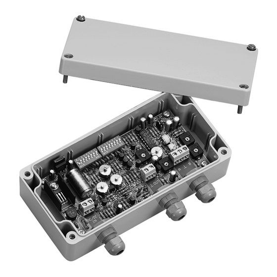 Videotec TWRB series Bedienungsanweisung
