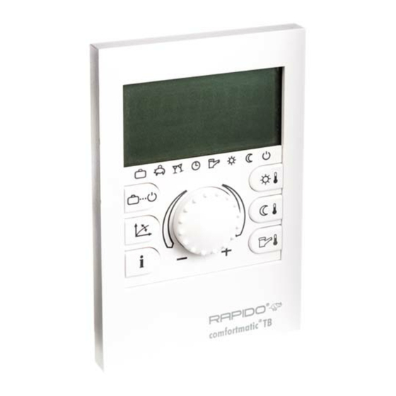 Rapido comfortmatic TB Handbücher