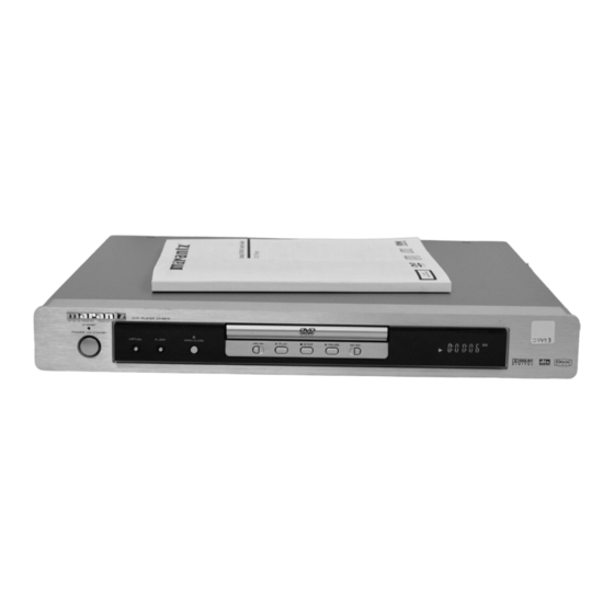 Marantz DV-4610 Bedienungsanleitung