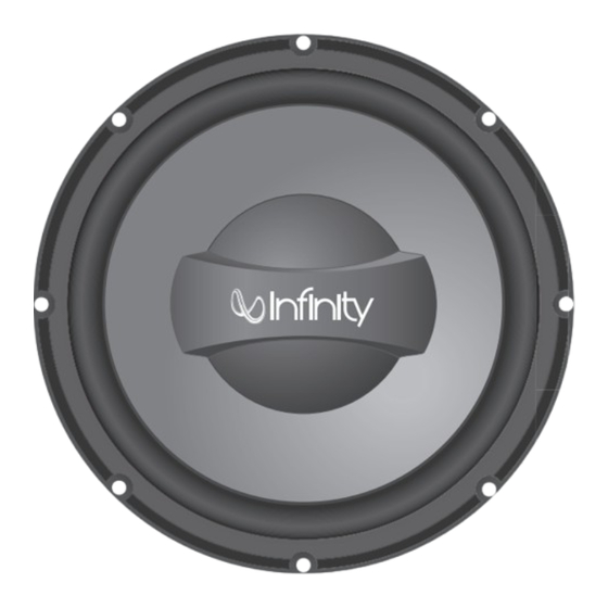 Infinity reference 840w Einbauanleitung