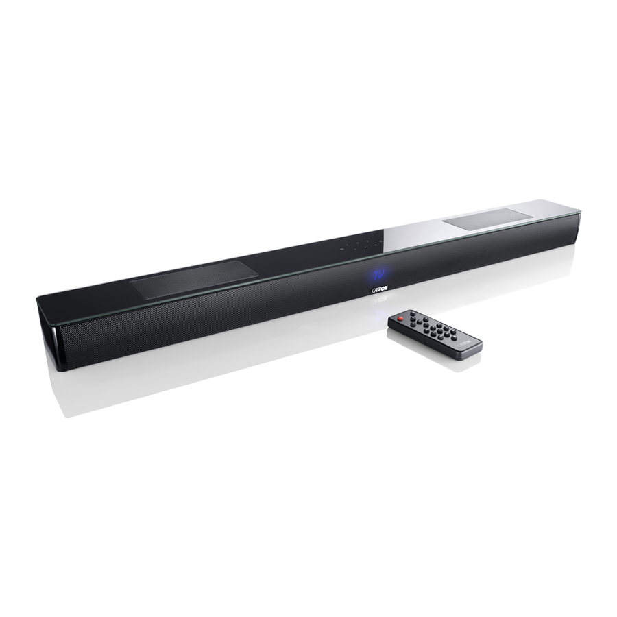 Canton Smart Soundbar 10 Bedienungsanleitung