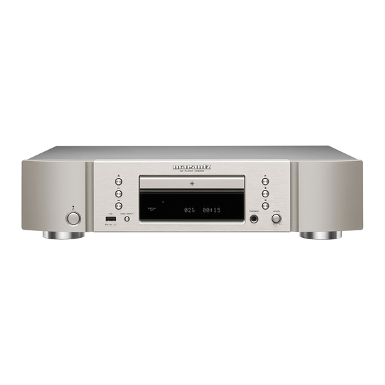 Marantz CD6006 Bedienungsanleitung