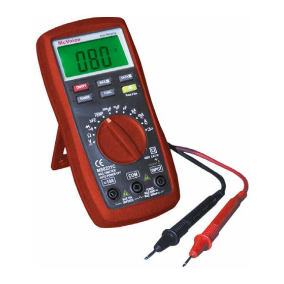 McVoice M-82pro Bedienungsanleitung