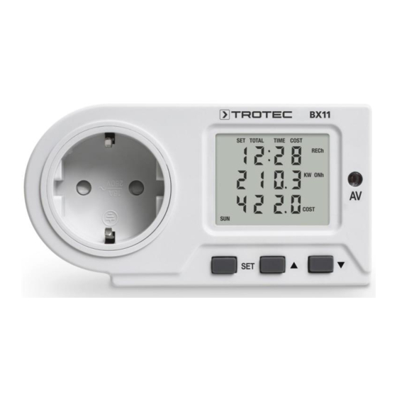 Trotec BX11 Bedienungsanleitung