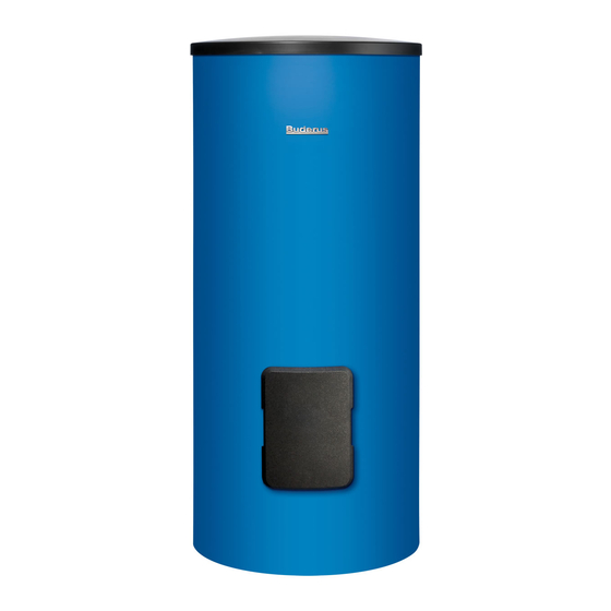 Buderus SM300/5 Installations- Und Wartungsanleitung Für Den Fachmann