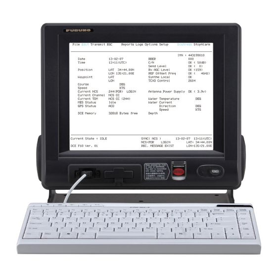 Furuno Inmarsat-C FELCOM18 Benutzerhandbuch