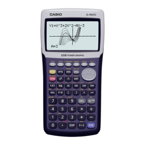 Casio FX-9860G SD Bedienungsanleitung