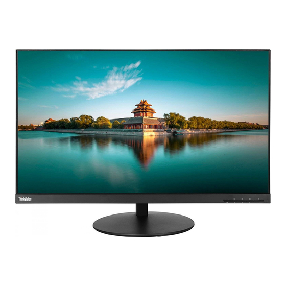 Lenovo ThinkVision P27h-10 Bedienungsanleitung