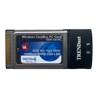 TRENDnet TEW-443PI Kurzinstallationsanleitung