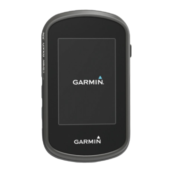 Garmin eTrex Touch 25/35 Benutzerhandbuch
