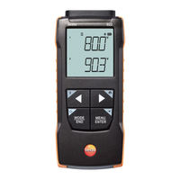 testo 922 Bedienungsanleitung