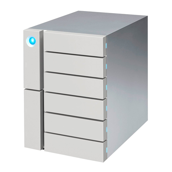 LaCie 6big Thunderbolt 3 Bedienungsanleitung