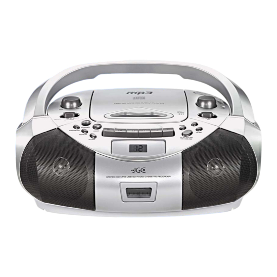 JGC KW-72MP3-USB Bedienungsanleitung