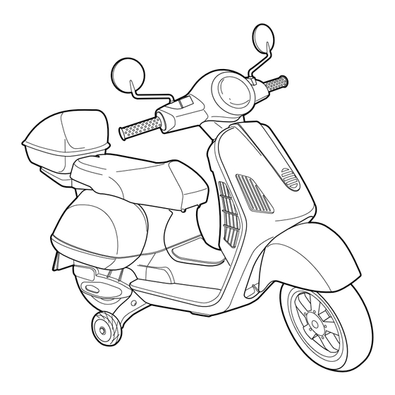 Peg Perego VESPA Gebrauch Und Wartung