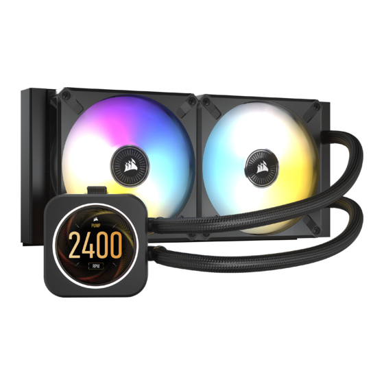 Corsair iCUE ELITE LCD H100i Bedienungsanleitung