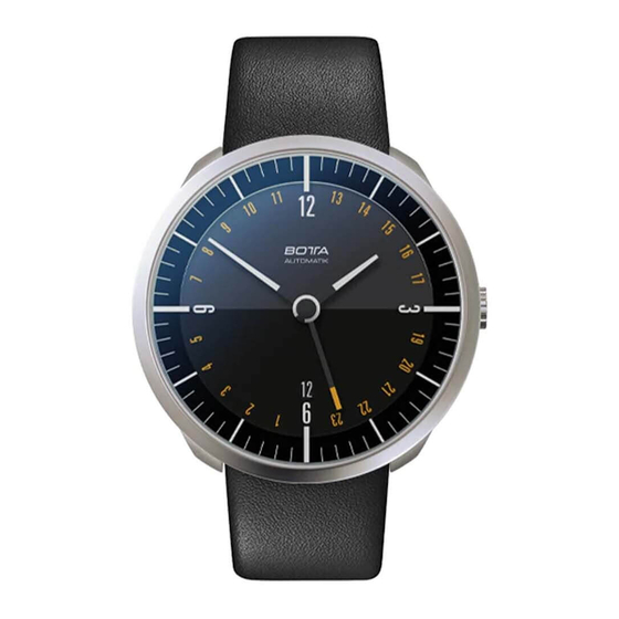 BOTTA design MONDO GMT Einstellanleitung