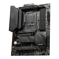 MSI MAG Z790 TOMAHAWK WIFI DDR4 Benutzerhandbuch