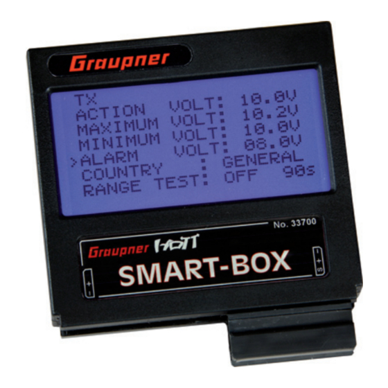 GRAUPNER SMART-BOX Bedienungsanleitung