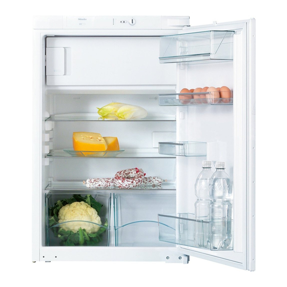 Miele K 9212 i Gebrauchsanweisung Und Montageanweisung