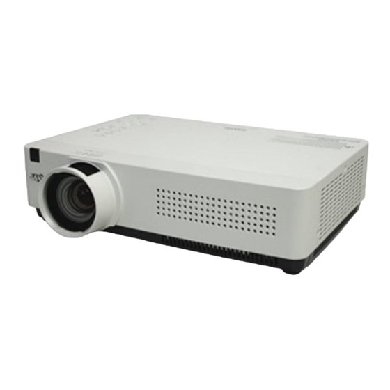 Sanyo PLC-WXU30 Bedienungsanleitung