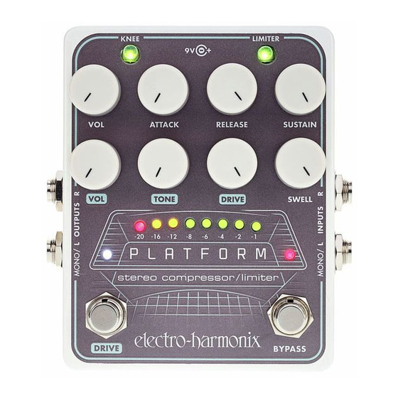Electro-Harmonix PLATFORM Bedienungsanleitung