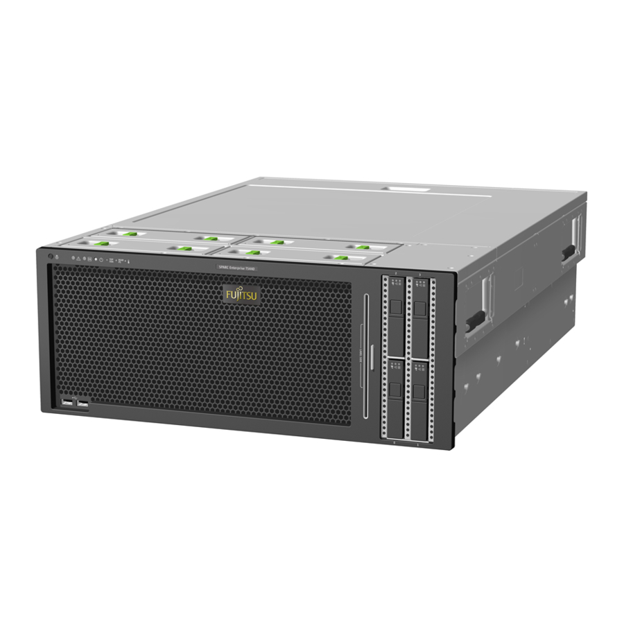 Fujitsu SPARC Enterprise T5440 Anleitung