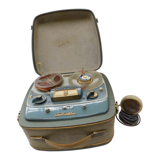 Grundig TK 25 Bedienungsanleitung