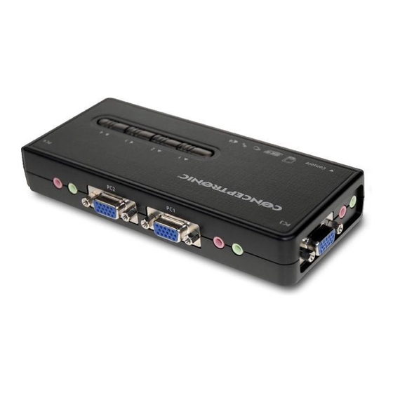 Conceptronic CKVM4P Schnellinstallationsanleitung