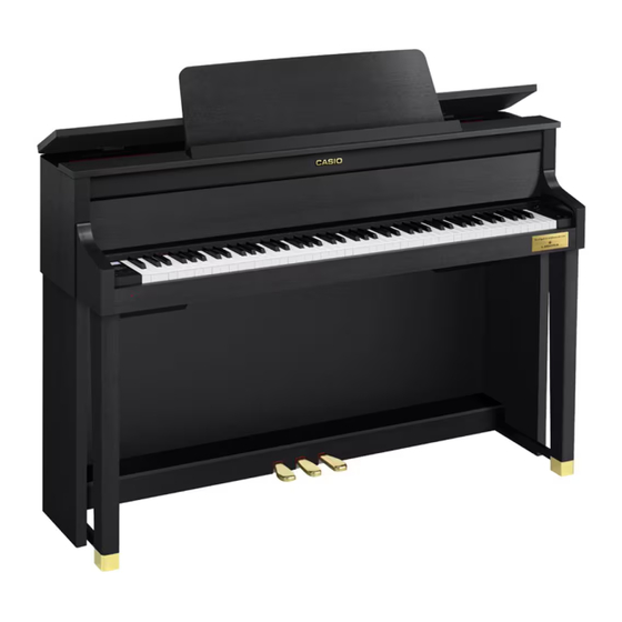 Casio Celviano GP-400BK Bedienungsanleitung
