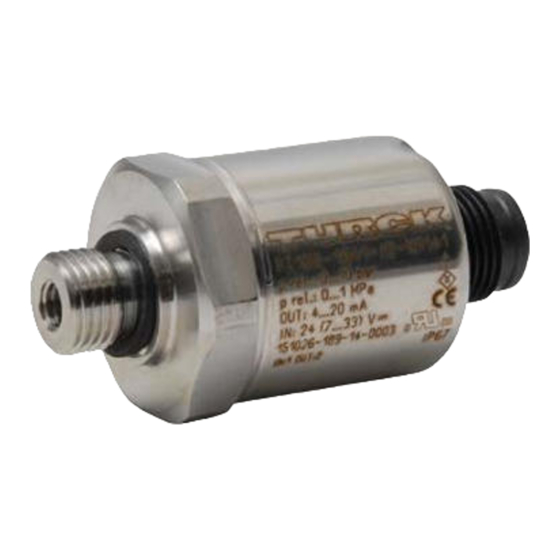 turck PT1R-1004-IX-H1143 Betriebsanleitung