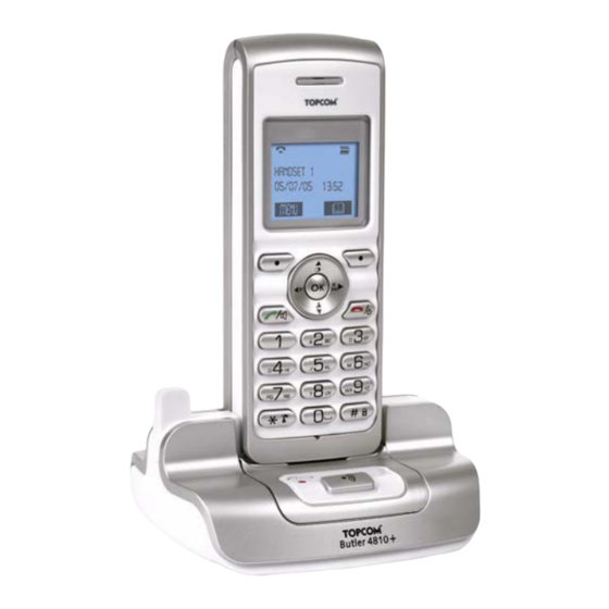 Chronometer; Extra Handsets En Basisstations; Een Nieuwe Handset ...