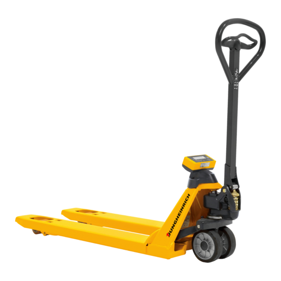 Jungheinrich AMW 22 Betriebsanleitung