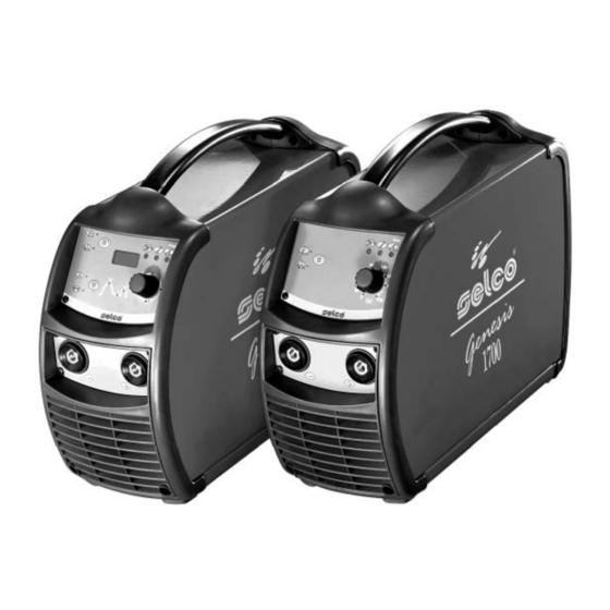 Selco genesis 1700 Betriebsanweisung