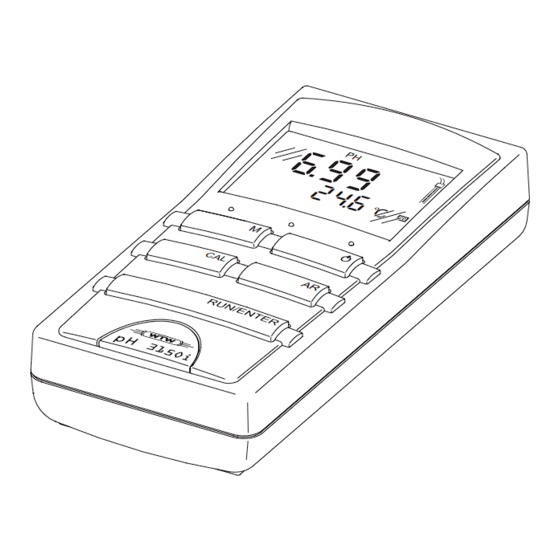 wtw pH 3150i Bedienungsanleitung