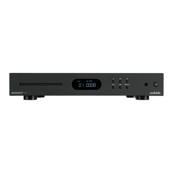 Audiolab 6000CDT Bedienungsanleitung