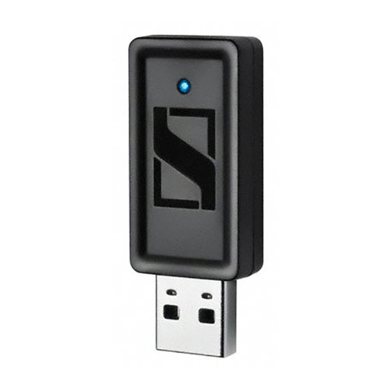 Sennheiser BTD 500 USB Bedienungsanleitung