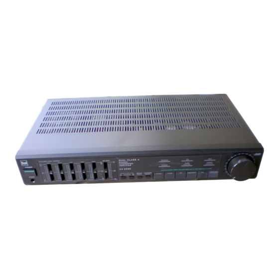 Dual CV 6030 Bedienungsanleitung