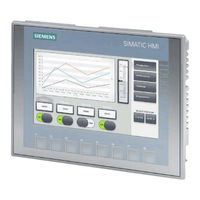 Siemens SIMATIC HMI Basic Panels Kompaktbetriebsanleitung