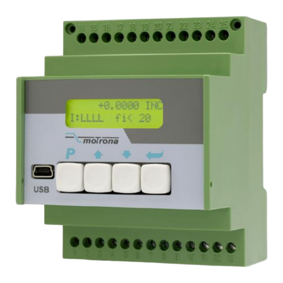 Motrona FM260 Bedienungsanleitung