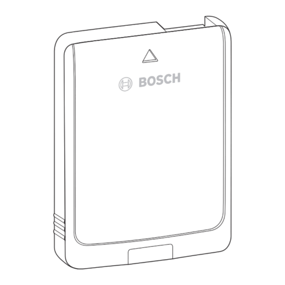 Bosch Connect-Key K 30 RF Installationsanleitung Für Die Fachkraft
