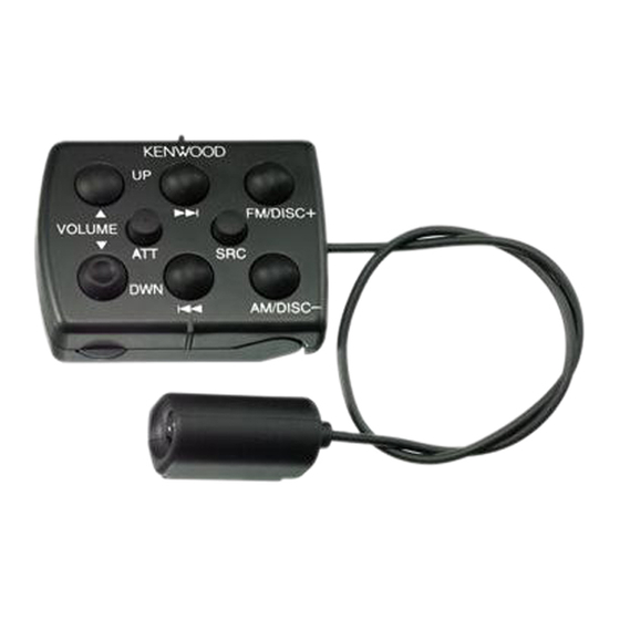 Kenwood KCA-RC700A Bedienungsanleitung