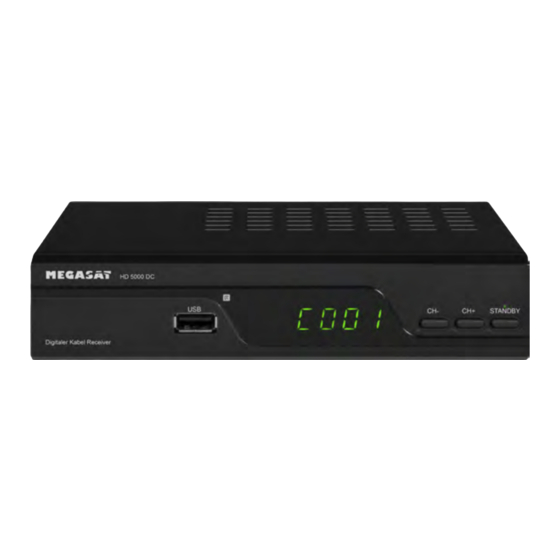 Megasat HD 5000 DC Handbücher